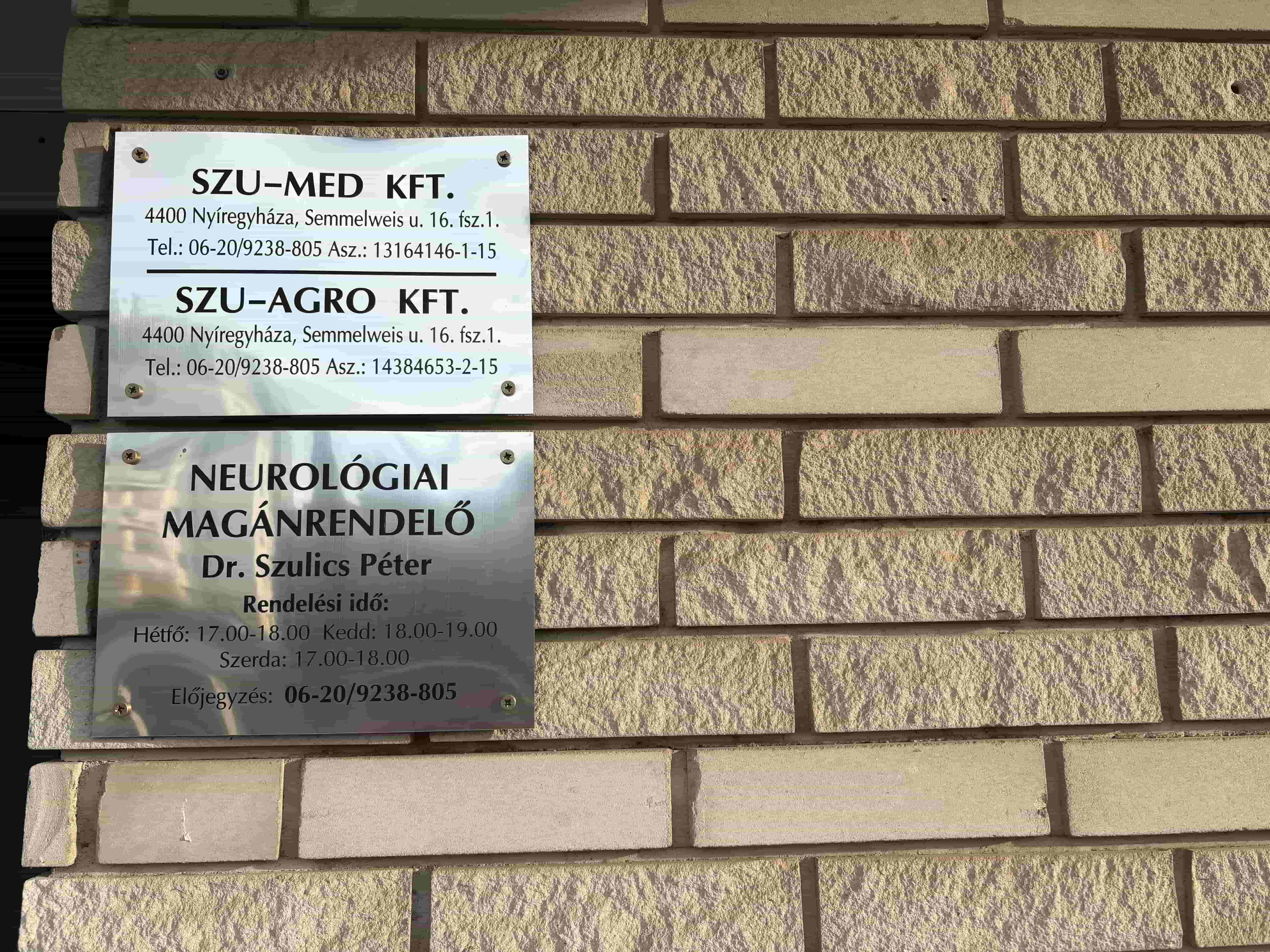 A neurológiai magánrendelő